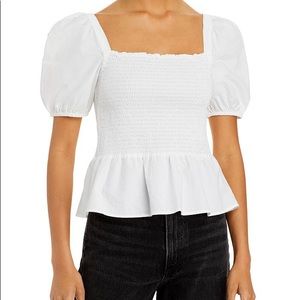 French Connection Artina Poplin Top